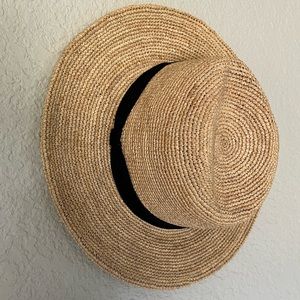 ZARA Hat Raffia Jute Straw Small